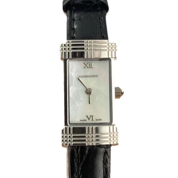 Vintage Burberry Silver Tone Stainless Steel Watch - Picture 1 of 7